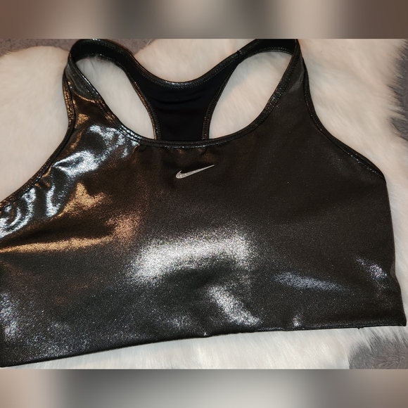 Nike Other - NIKE METALLIC SPORTS BRA !